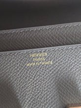Load image into Gallery viewer, Hermes Constance to Go Long Wallet in Gris Etain Epsom Leather GHW Stamp Z 2021