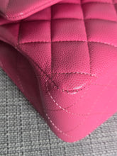Load image into Gallery viewer, Chanel series 27 19C Collection Barbie Pink Caviar LGHW Medium ML Timeless Classic Double Flap Bag