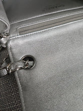 Load image into Gallery viewer, Chanel Series 31 21P 2021 Pre Spring/Summer Collection Iridescent Silver lambskin SHW Square Mini Flap Bag