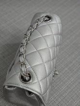 Load image into Gallery viewer, Chanel Series 31 21P 2021 Pre Spring/Summer Collection Iridescent Silver lambskin SHW Square Mini Flap Bag