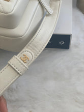 Load image into Gallery viewer, Chanel 22C White Calfskin GHW Small Camera Case Bag with Adjustable Strap