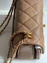 Load image into Gallery viewer, Chanel 22K Dark Beige Caviar Mini Seasonal Flap Bag GHW