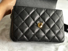 Load image into Gallery viewer, Chanel 22K Coco First Black Caviar Mini Seasonal Flap Bag GHW