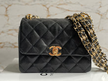 Load image into Gallery viewer, Chanel 22K Coco First Black Caviar Mini Seasonal Flap Bag GHW