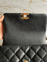 Load image into Gallery viewer, Chanel 22K Coco First Black Caviar Mini Seasonal Flap Bag GHW