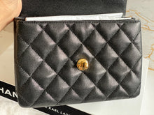 Load image into Gallery viewer, Chanel 22K Black Caviar GHW Coco First Mini Flap Bag