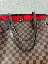 Load image into Gallery viewer, Louis Vuitton Neverfull MM Bag in Damier Ebene