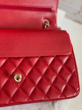 Load image into Gallery viewer, Chanel 19B Red Caviar LGHW Jumbo Timeless Classic Double Flap Bag