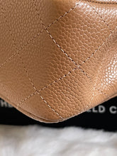 Load image into Gallery viewer, Chanel series 25 18S Collection Pearly Dark Beige Caviar Champagne Gold Hardware Mini Rectangular Flap Bag