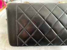 Load image into Gallery viewer, Chanel series 3 Black Lambskin 24K GHW Small Diana Flap Bag