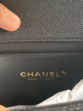 Load image into Gallery viewer, Chanel 22K Coco First Black Caviar Mini Seasonal Flap Bag GHW