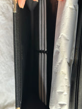 Load image into Gallery viewer, Chanel 22B Collection Black Caviar LGHW Classic Wallet on chain (WOC)