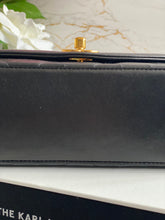 Load image into Gallery viewer, Chanel series 3 Black Lambskin 24K GHW Small Diana Flap Bag