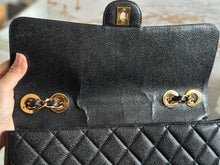 Load image into Gallery viewer, Chanel Series 7 Vintage 24K GHW Black Caviar Jumbo Flap Bag