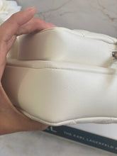 Load image into Gallery viewer, Chanel 22C White Calfskin GHW Small Camera Case Bag with Adjustable Strap