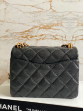 Load image into Gallery viewer, Chanel 22K Black Caviar GHW Coco First Mini Flap Bag