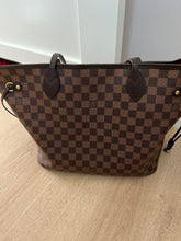 Load image into Gallery viewer, Louis Vuitton Neverfull MM Bag in Damier Ebene