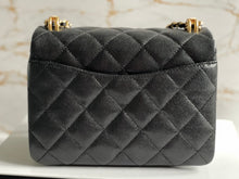 Load image into Gallery viewer, Chanel 22K Coco First Black Caviar Mini Seasonal Flap Bag GHW