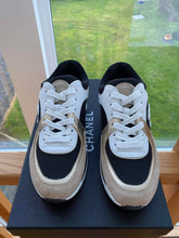 Load image into Gallery viewer, Chanel Trainers Gold/Beige/Black Size EU 35