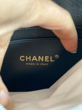 Load image into Gallery viewer, Chanel 22K Black Caviar GHW Coco First Mini Flap Bag