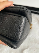 Load image into Gallery viewer, Chanel 22K Black Caviar GHW Coco First Mini Flap Bag
