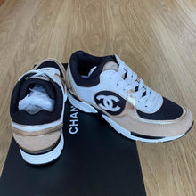 Load image into Gallery viewer, Chanel Trainers Gold/Beige/Black Size EU 35