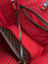 Load image into Gallery viewer, Louis Vuitton Neverfull MM Bag in Damier Ebene