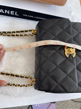 Load image into Gallery viewer, Chanel 22K Coco First Black Caviar Mini Seasonal Flap Bag GHW