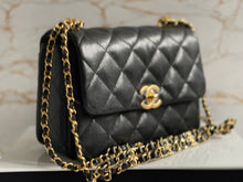 Load image into Gallery viewer, Chanel 22K Coco First Black Caviar Mini Seasonal Flap Bag GHW