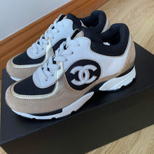 Load image into Gallery viewer, Chanel Trainers Gold/Beige/Black Size EU 35