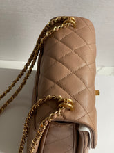 Load image into Gallery viewer, Chanel 22K Dark Beige Caviar Mini Seasonal Flap Bag GHW