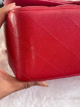 Load image into Gallery viewer, Chanel 19B Red Caviar LGHW Jumbo Timeless Classic Double Flap Bag