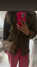 Load image into Gallery viewer, Chanel 22K Dark Beige Caviar Mini Seasonal Flap Bag GHW