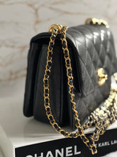 Load image into Gallery viewer, Chanel 22K Coco First Black Caviar Mini Seasonal Flap Bag GHW