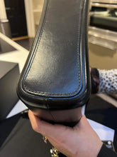 Load image into Gallery viewer, Chanel series 26 Black Distressed Calf Skin Gabrielle Hobo Bag with Mixed HW