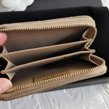 Load image into Gallery viewer, Chanel 22A Dark Beige Caviar LGHW Zipped Coin Purse
