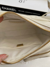 Load image into Gallery viewer, Chanel 22C White Calfskin GHW Small Camera Case Bag with Adjustable Strap