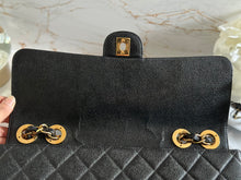 Load image into Gallery viewer, Chanel Series 7 Vintage 24K GHW Black Caviar Jumbo Flap Bag