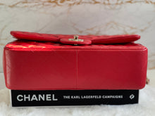 Load image into Gallery viewer, Chanel 19B Red Caviar LGHW Jumbo Timeless Classic Double Flap Bag