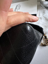 Load image into Gallery viewer, Chanel Series 7 Vintage 24K GHW Black Caviar Jumbo Flap Bag