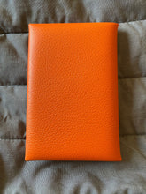Load image into Gallery viewer, Hermes Calvi in Epsom Leather in Orange