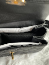 Load image into Gallery viewer, Chanel 22K Coco First Black Caviar Mini Seasonal Flap Bag GHW
