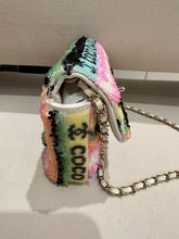Load image into Gallery viewer, Chanel 22S collection Multi Color Sequins Mini Flap Bag with LGHW
