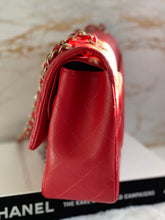Load image into Gallery viewer, Chanel 19B Red Caviar LGHW Jumbo Timeless Classic Double Flap Bag