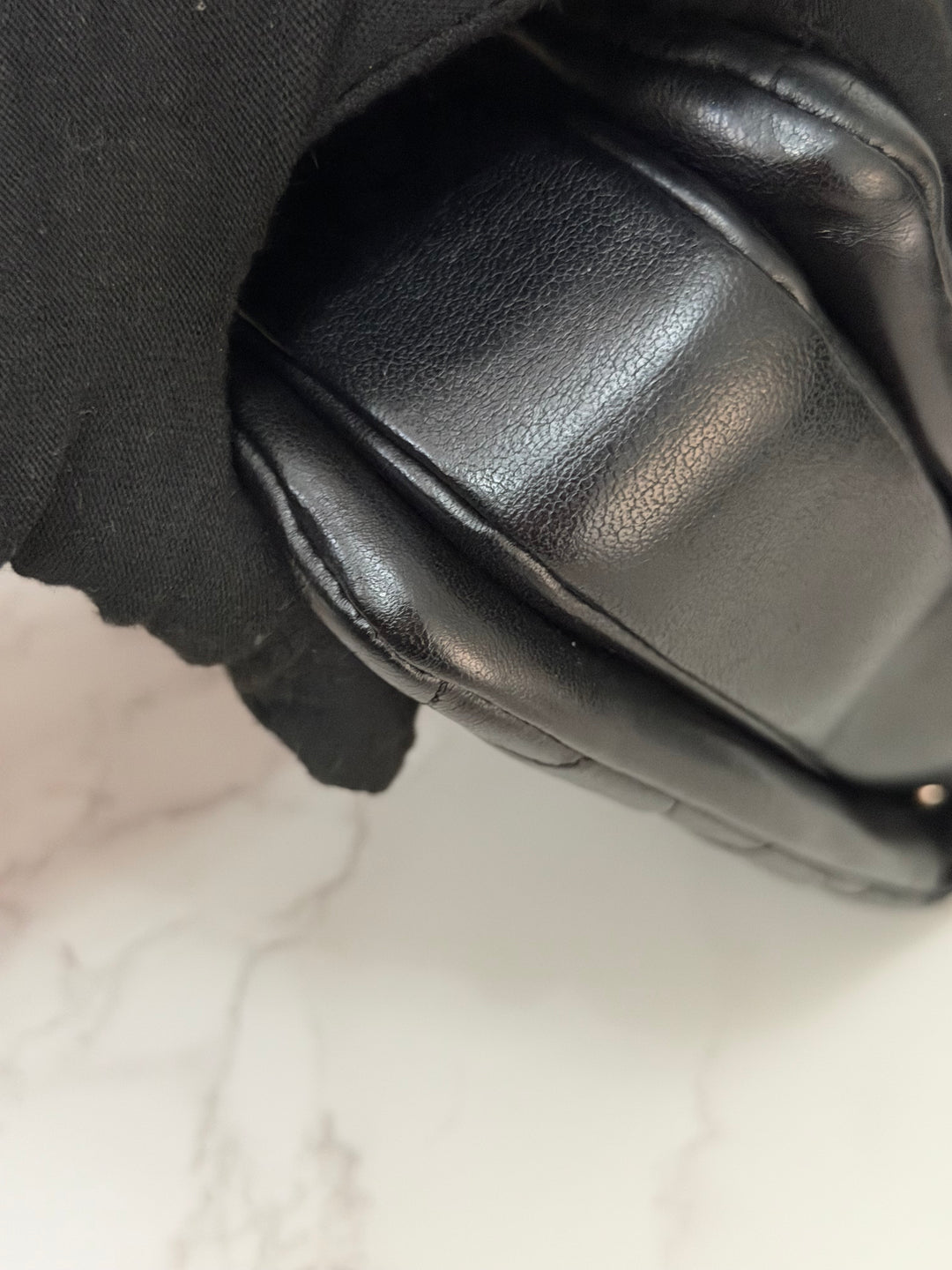 CHANEL series 24 Black Lambskin Silver HW Trendy CC Top Handle Flap Bag with Top Handle and detachable chain