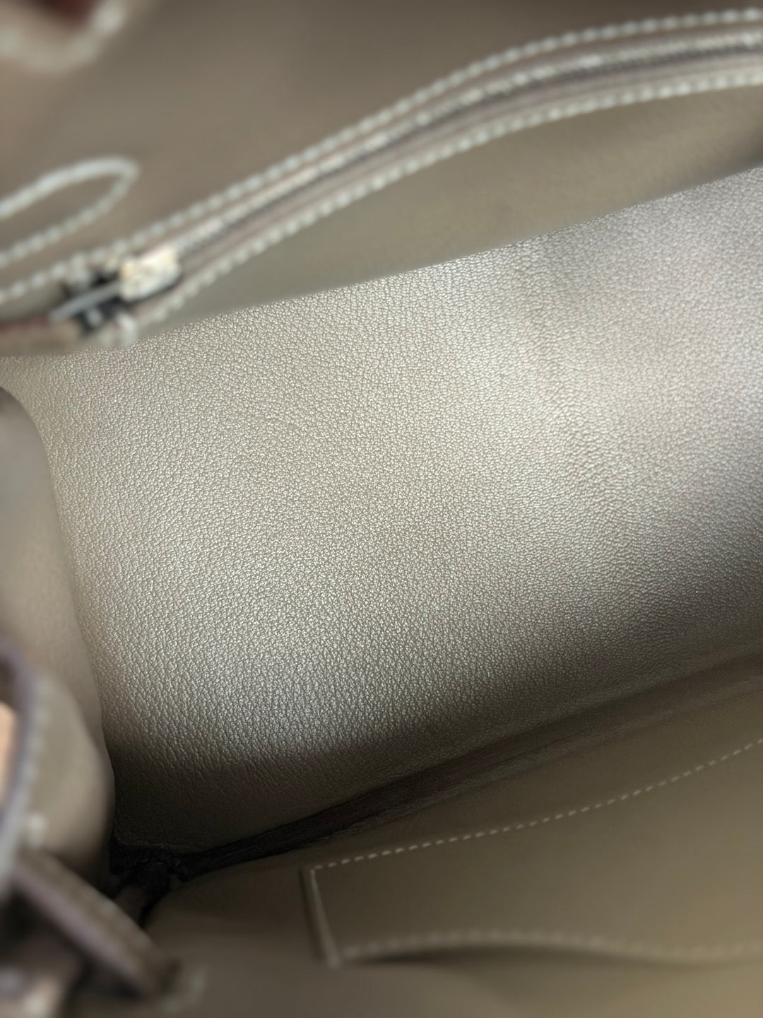 Hermès Etoupe Togo Leather PHW Birkin 30 Stamp A 2017