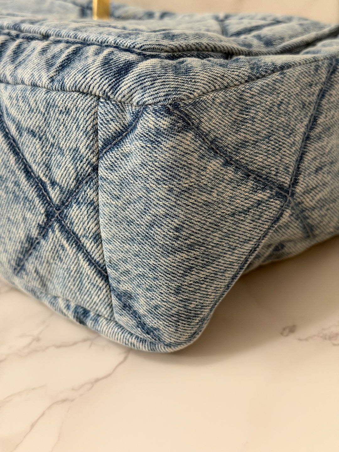 CHANEL 25K collection 2025 Blue Denim Large Flap Bag