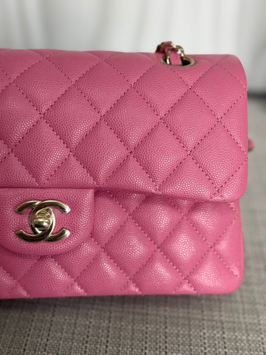 CHANEL series 31 21P Collection Pink Caviar LGHW Small Timeless Classic Double Flap Bag