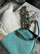 Load image into Gallery viewer, Chanel series 26 Tiffany Blue Goat skin LGHW Casual Trip Camera Case Bag
