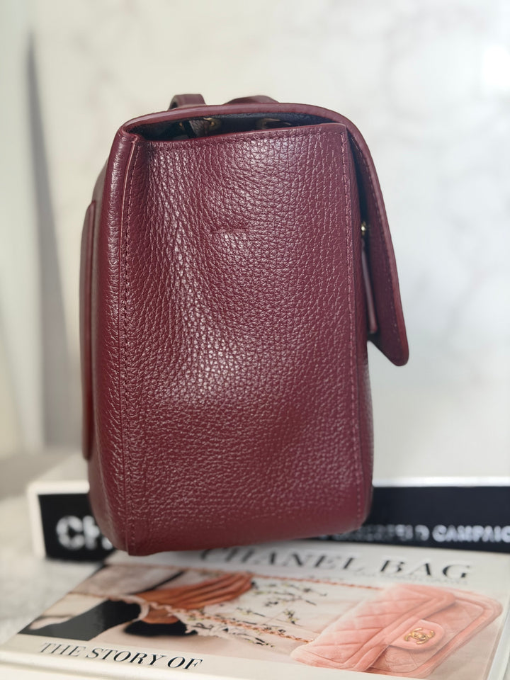 WA/Email to purchase only- CHANEL Burgundy Caviar LGHW 26S collection Matthieu Blazy Maxi 32 cms Flap Bag 2026